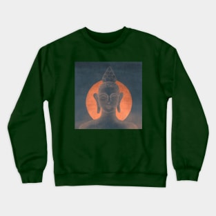 Buddha with moon Crewneck Sweatshirt